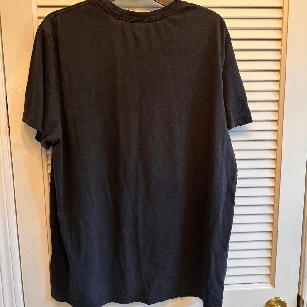 Rolling Stones‎ 1981 American Tour T-Shirt Black Graphic Band Tee L